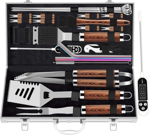 Piece bbq grill tool set - 26-piece,