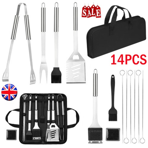 Bbq tool set stainless - tool,