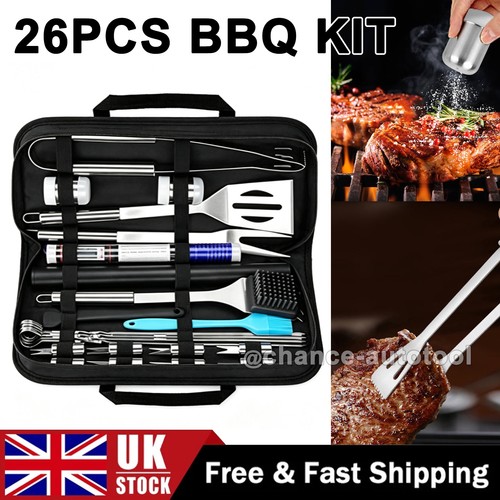 Bbq tool set stainless steel - bbq,