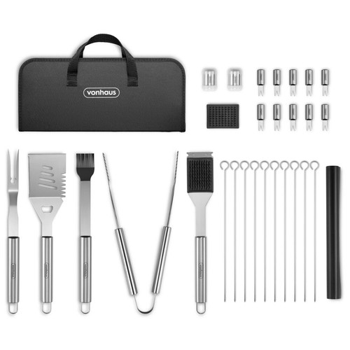 30pc bbq tool set - set,, vonhaus