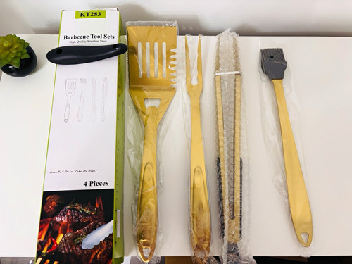 Kt283 4pc bbq - tool, set