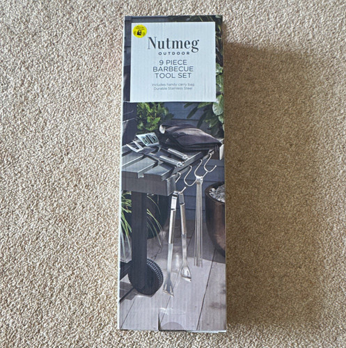 Nutmeg outdoor 9pc stainless - 9pc,