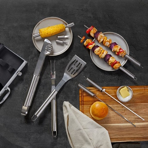 Rancher piece bbq tool set - 11,