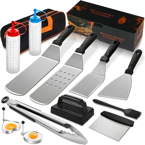 Bbq tool set stainless steel - bbq,