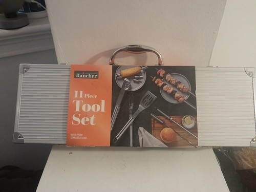 Piece bbq tool set - piece, box